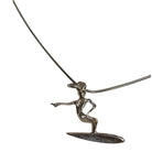Sterling Silver Hawaiian Surfer Necklace