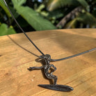 Sterling Silver Hawaiian Surfer Necklace