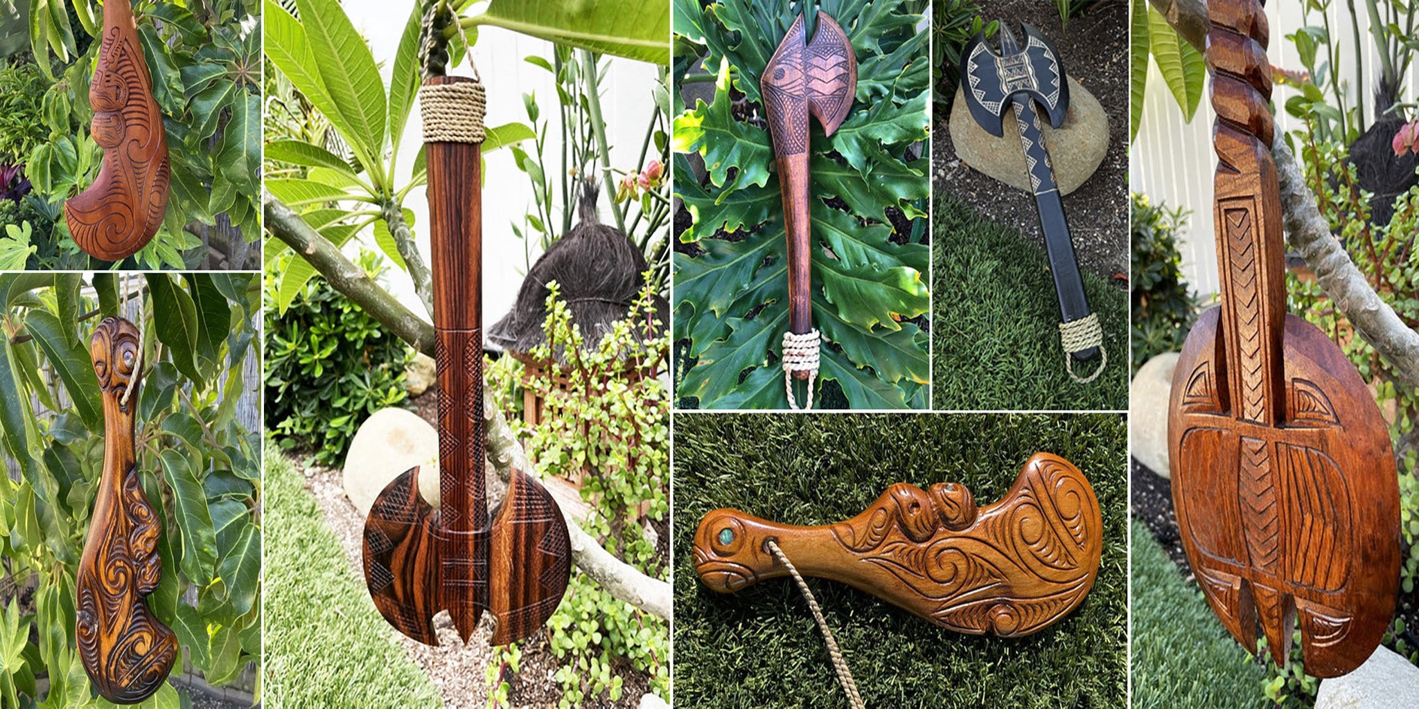 Polynesian Heritage Weapon Replica - Makana Hut