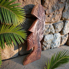Polynesian Carved Wall Plaque 16"
