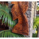Polynesian Carved Wall Plaque 16"