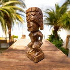 Ku Tiki God | Traditional Hawaiian Replica  12" (Stained)