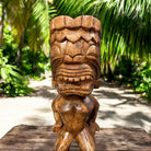 Ku Tiki God | Traditional Hawaiian Replica  12" (Stained)