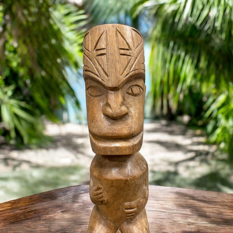 Tahitian Tiki Figure | Polynesian Replica 12"