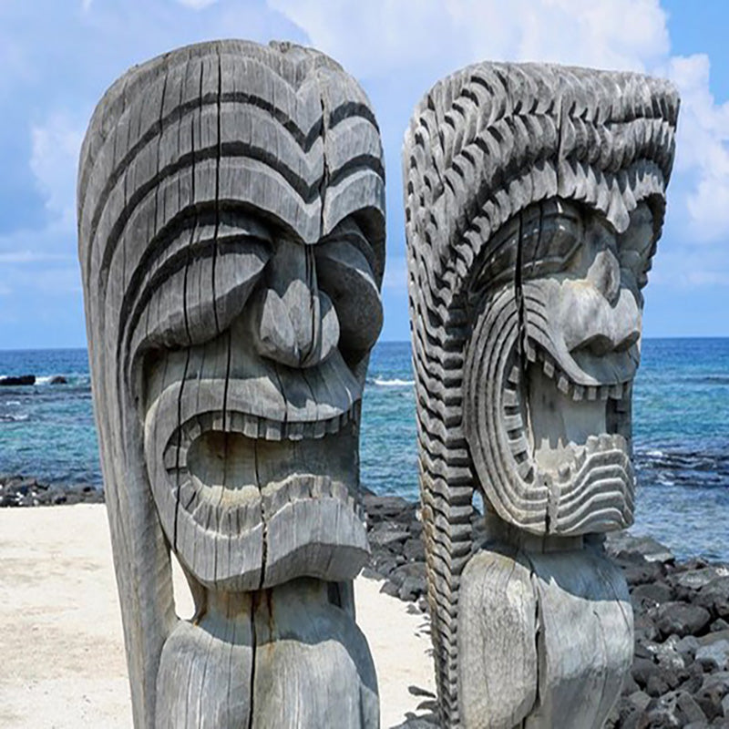 About Tiki Gods - Makana Hut - Puuhonua 0 Honaunau Big Island