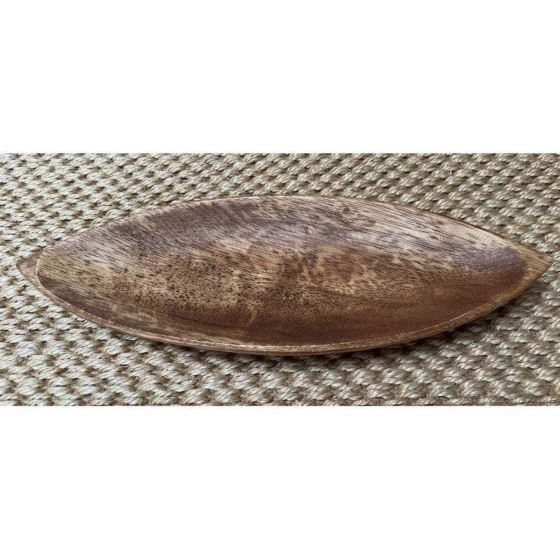 Acacia Wood Canoe Dish | Island Home