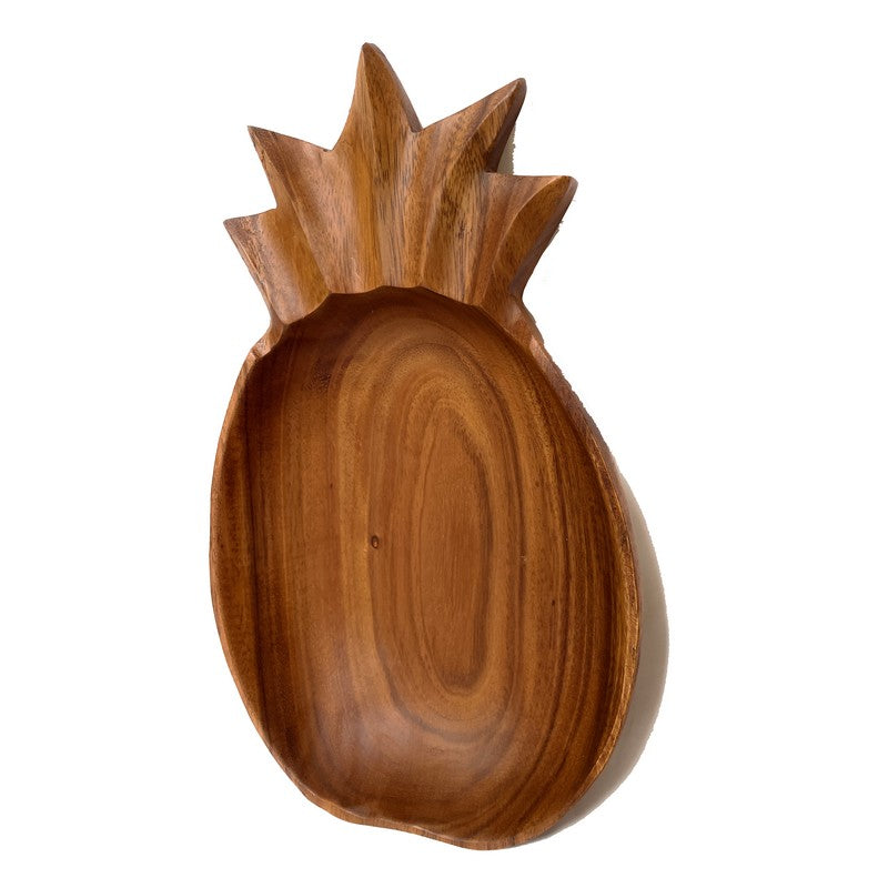 Acacia Wood Pineapple Bowl