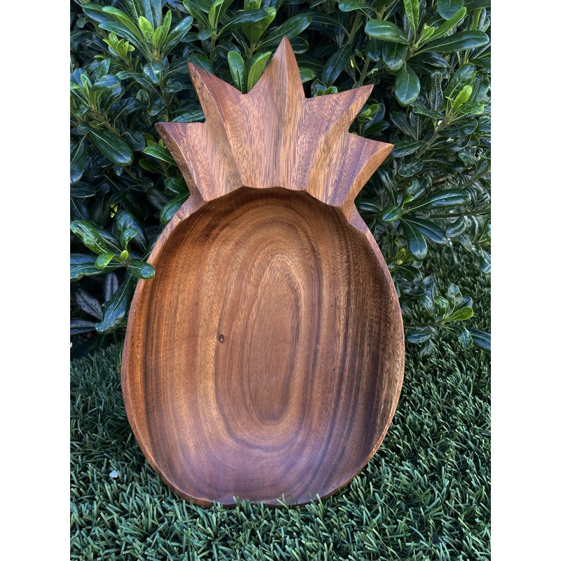 Acacia Wood Pineapple Bowl