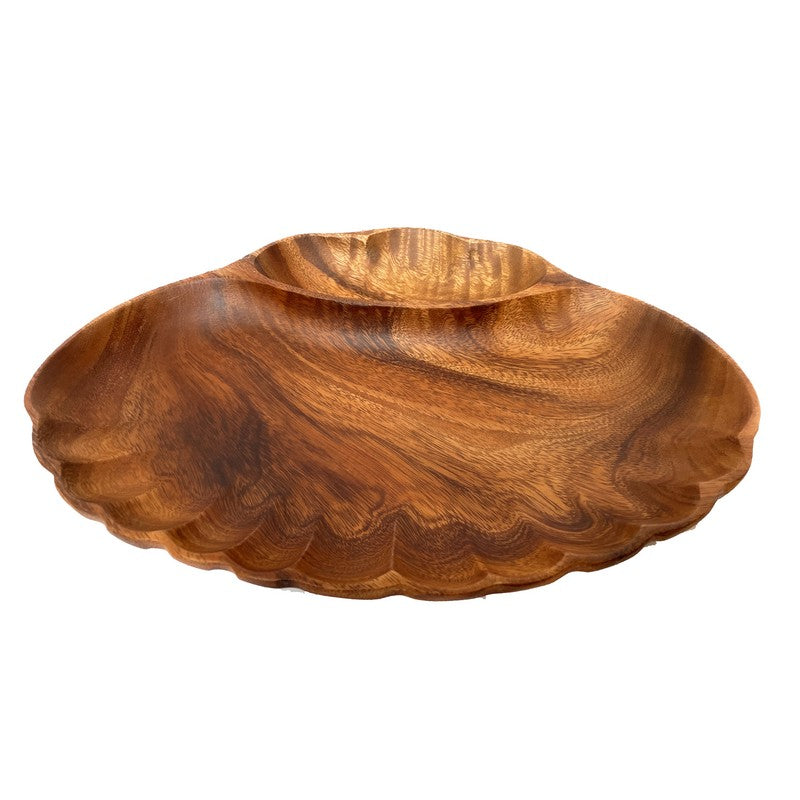 Acacia Wood Shell Tray