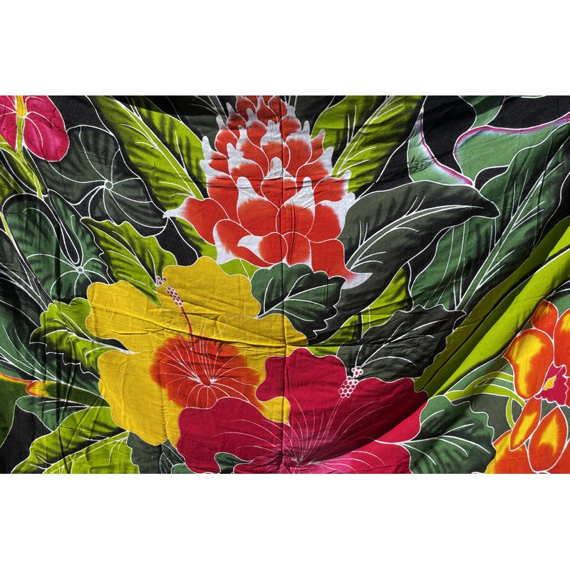 Hawaiian Flowers | Hand Painted Pareo