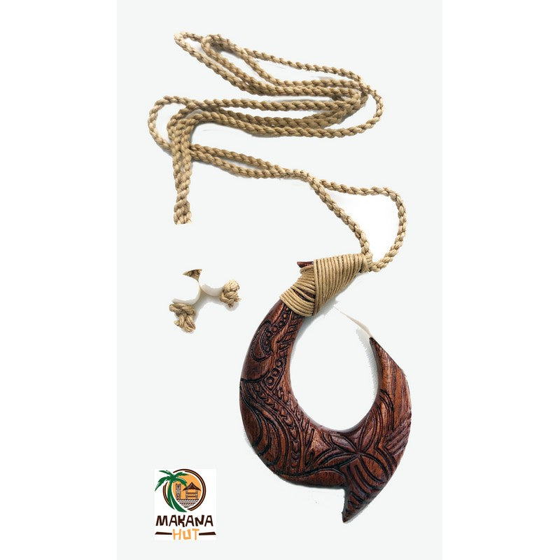 Wooden Fish Hook Necklace – Sawdust Designs
