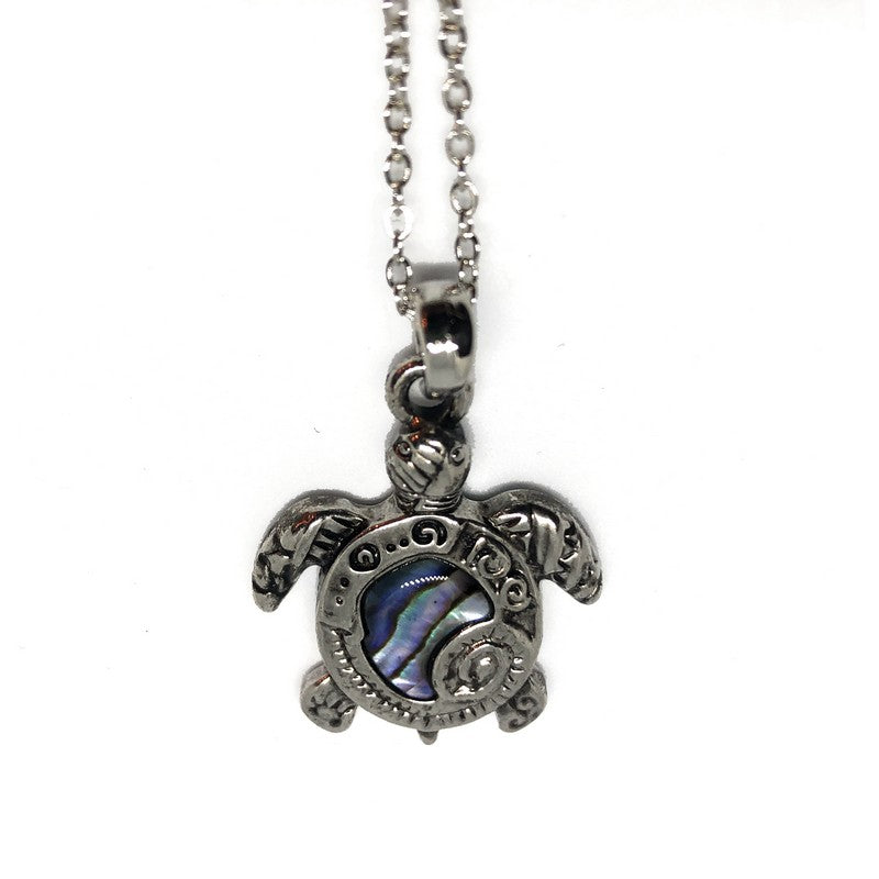 Honu with Paua Shell | Tropical Necklace - Makana Hut