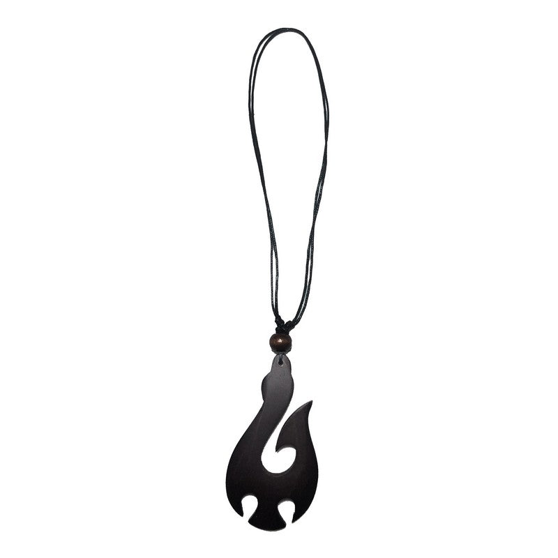 Wooden Hei-Matau Necklace