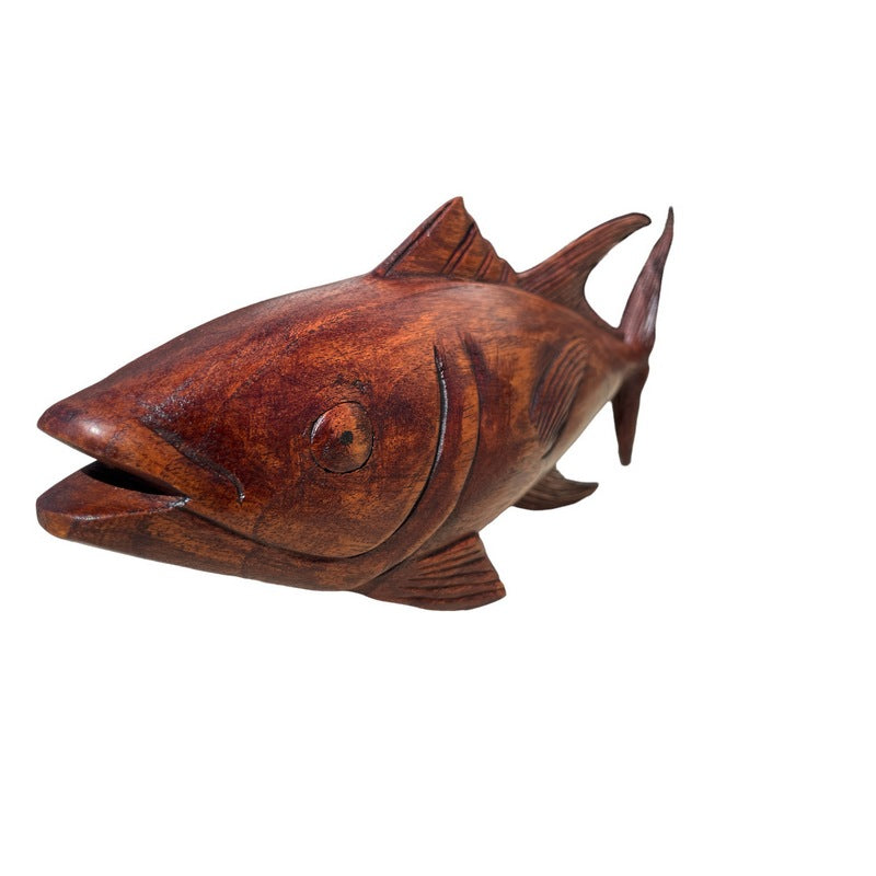 Ahi Tuna 12" | Sea Life Carving (Stained)