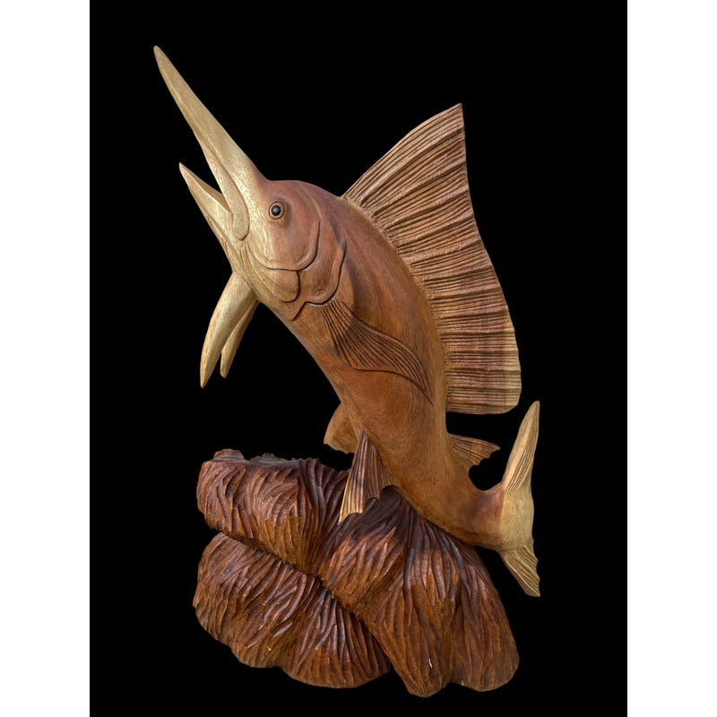 Billfish Statue 20" | Sea Life Carving