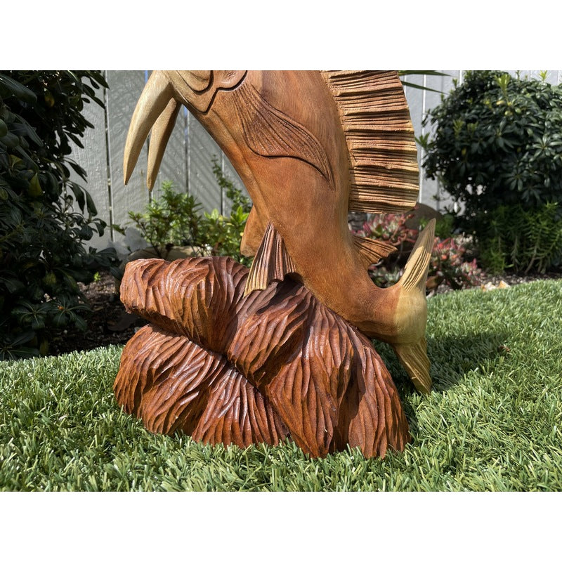 Billfish Statue 20" | Sea Life Carving