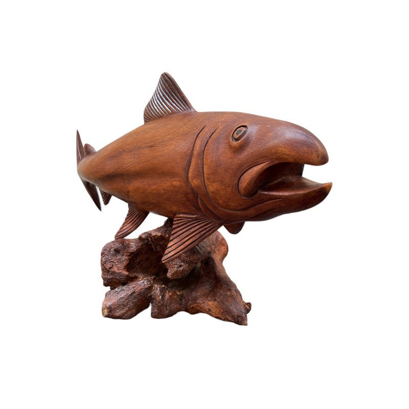 Fish Carving on Stand 20"
