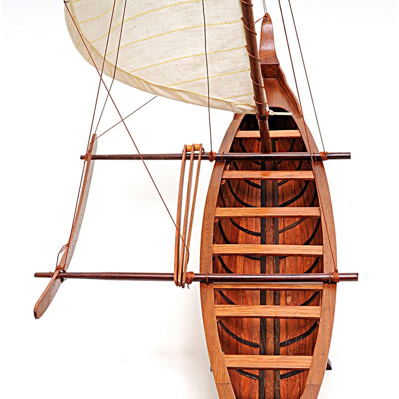 Hawaiian Canoe | Hand Made Model - Makana Hut