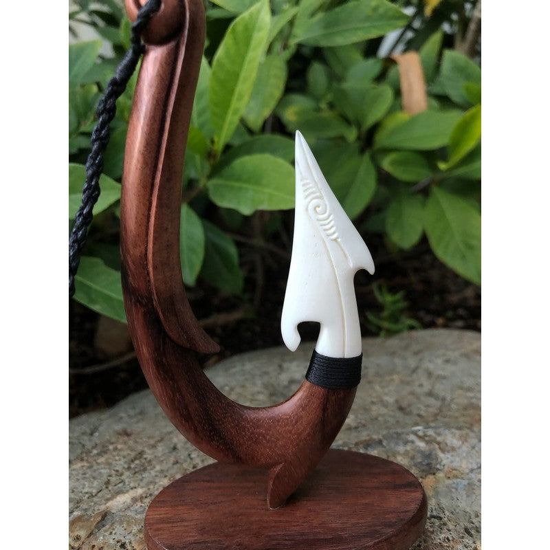 Polynesian Fish Hook w/ Engravings | Hawaiian Home