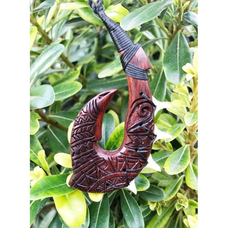 Hawaiian Fish Hook with Engravings