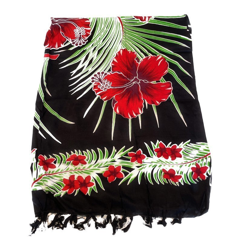 Hawaiian Red Flowers | Pareo