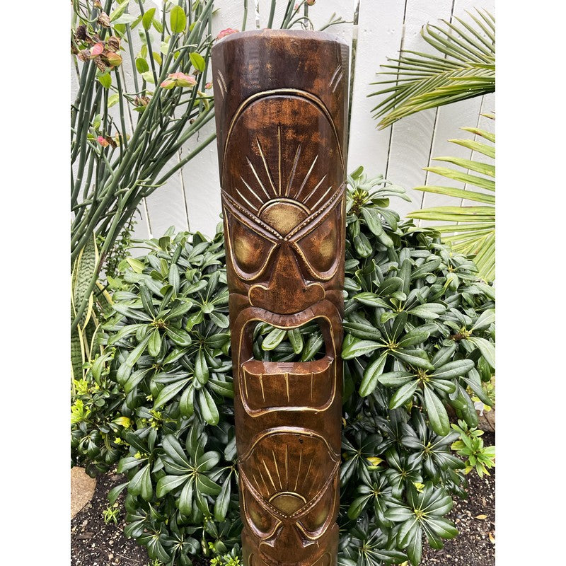 Happiness and Faith | Polynesian Mask 40"