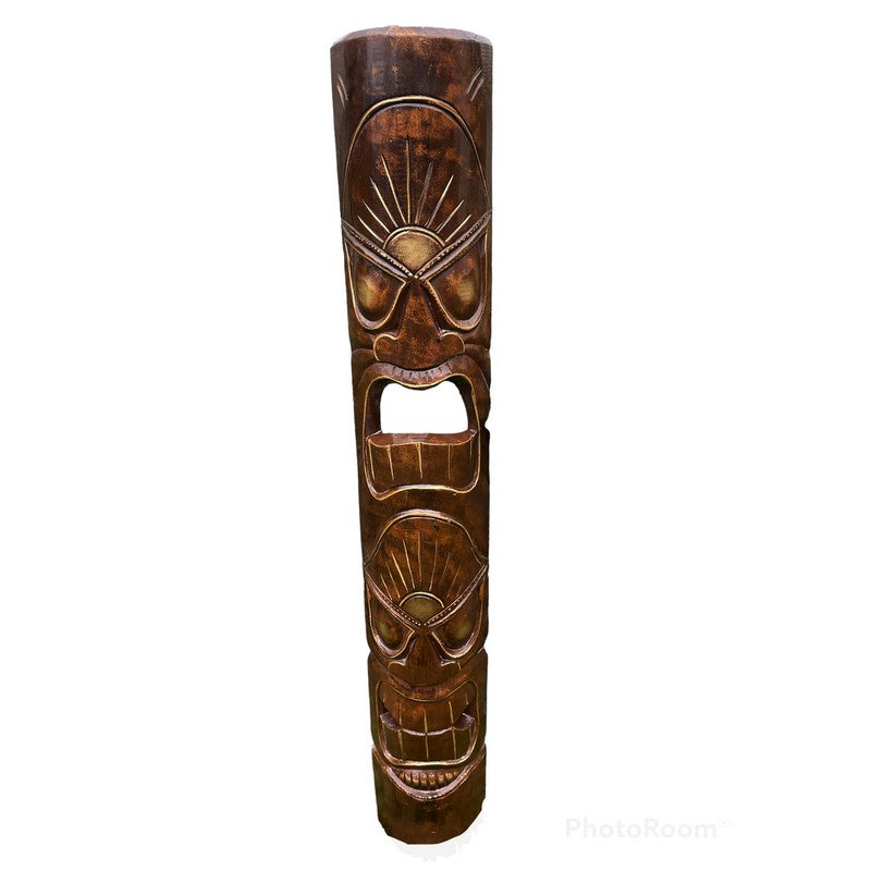 Happiness and Faith | Polynesian Mask 40"