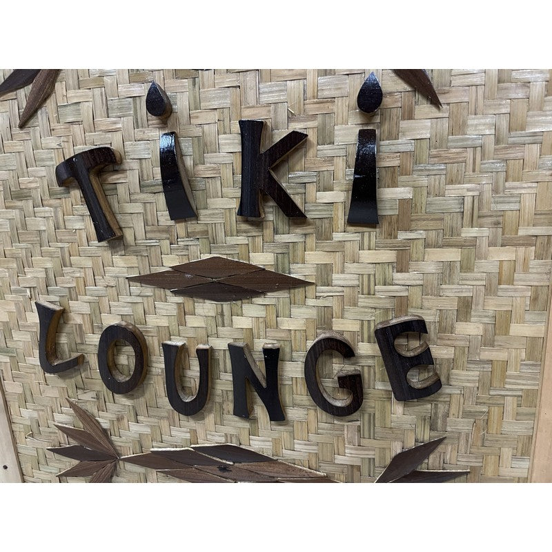 Tiki Lounge | Bamboo Sign 20"