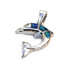 Dolphin with Blue Opal | Pendant - Makana Hut