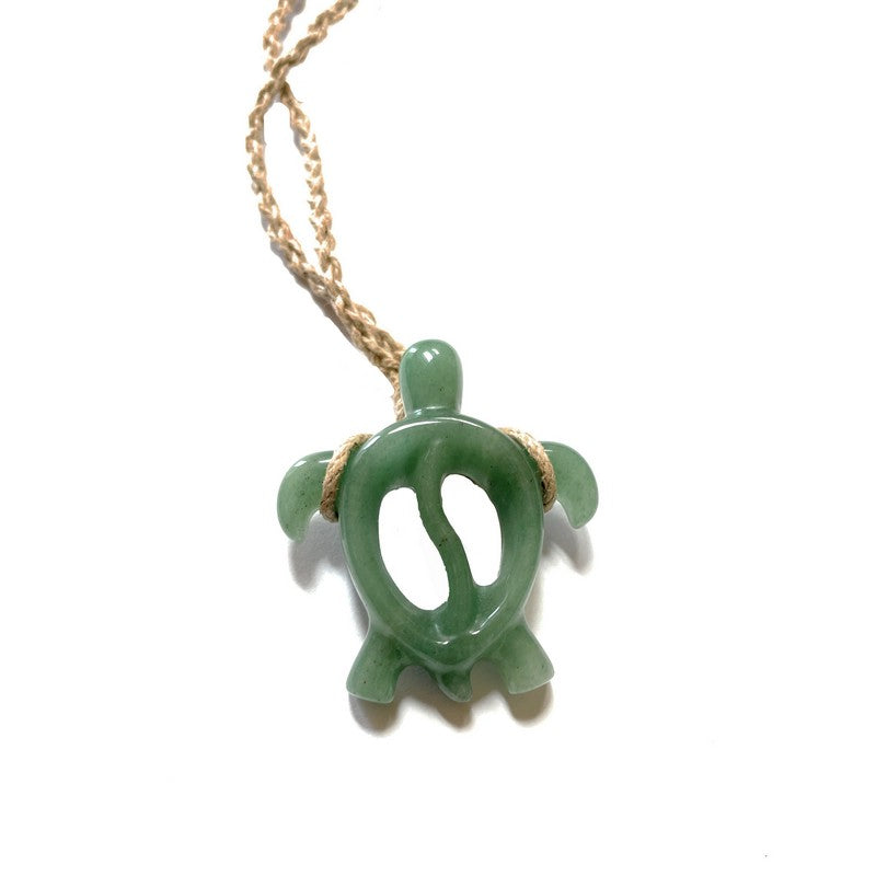 Jade Hawaiian Sea Turtle Necklace