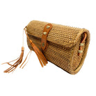 Natural Rectangular Rattan Handbag/Clutch
