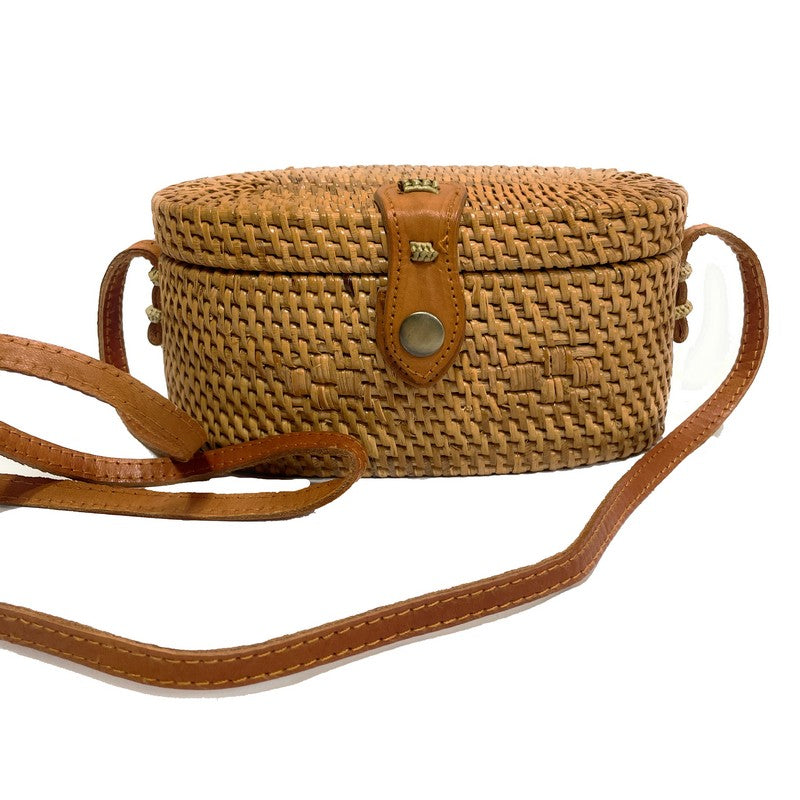 Rattan Phone Crossbody, Handbags