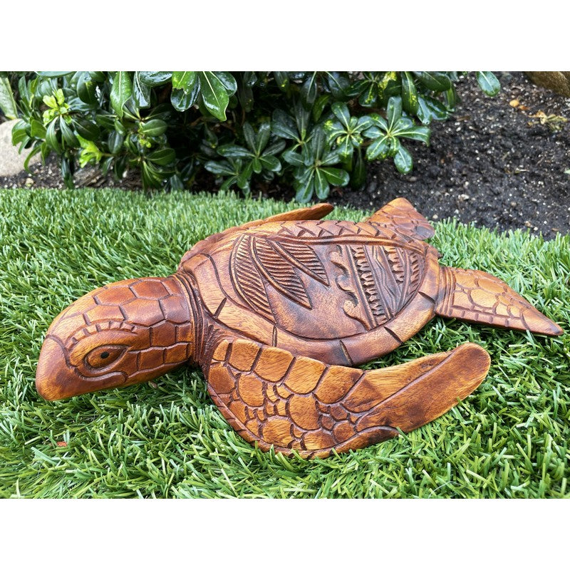 Hawaiian Sea Turtle with Palm Tree | Ocean Life 12"