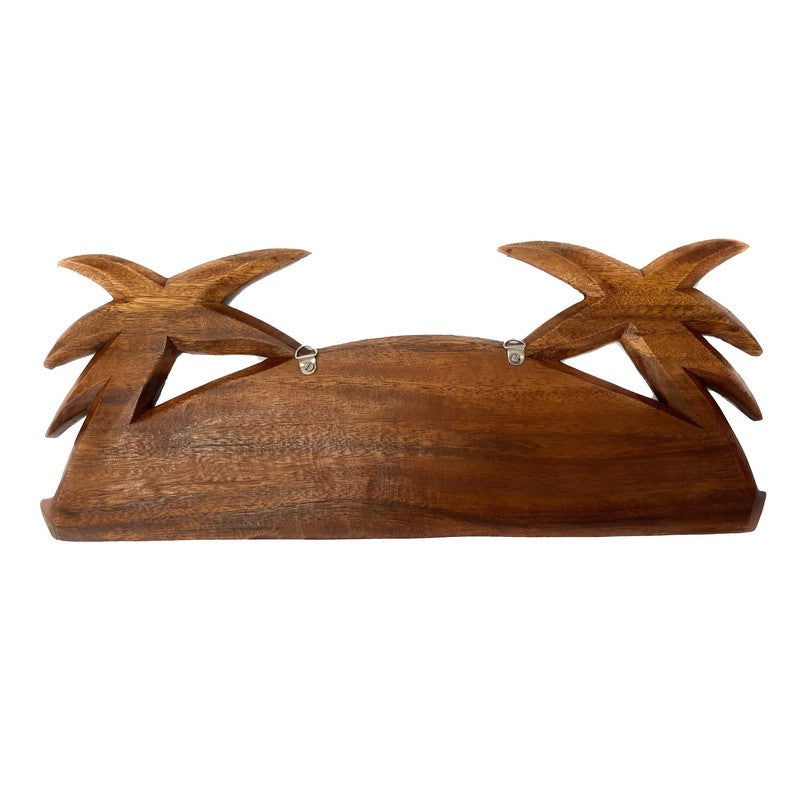 E Komo Mai with Two Palm Trees | Welcome Sign