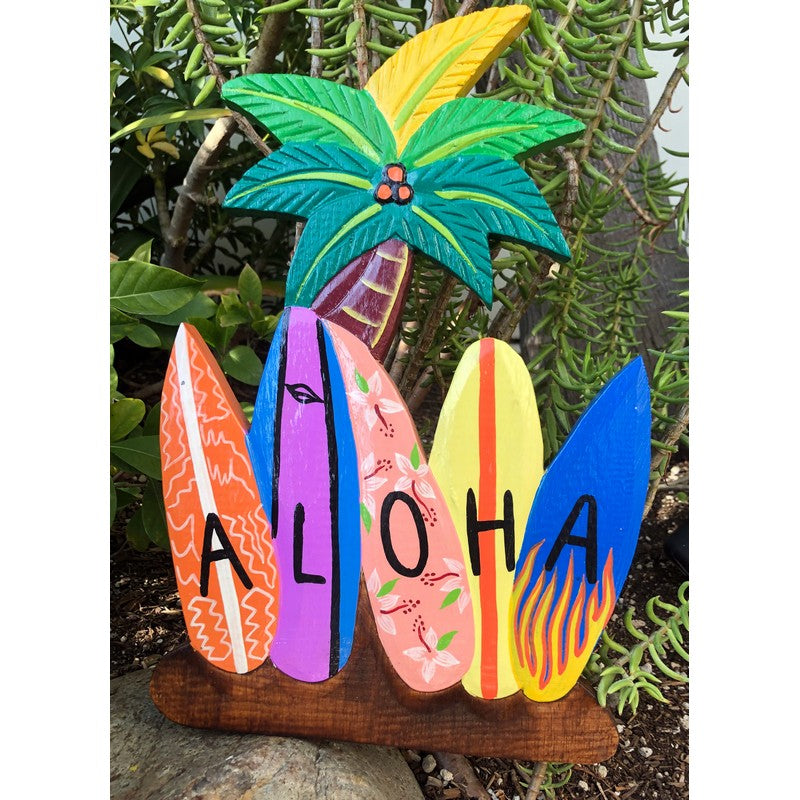 Aloha Sign with Surfboards | Hawaiian Signs