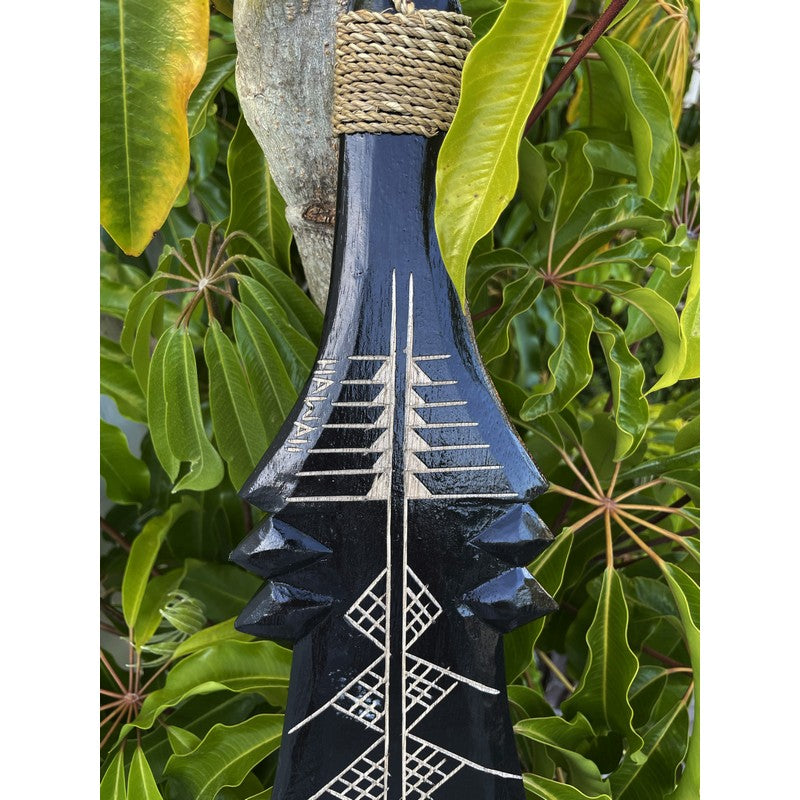 Hawaiian Spear Club Black | Polynesian Replica