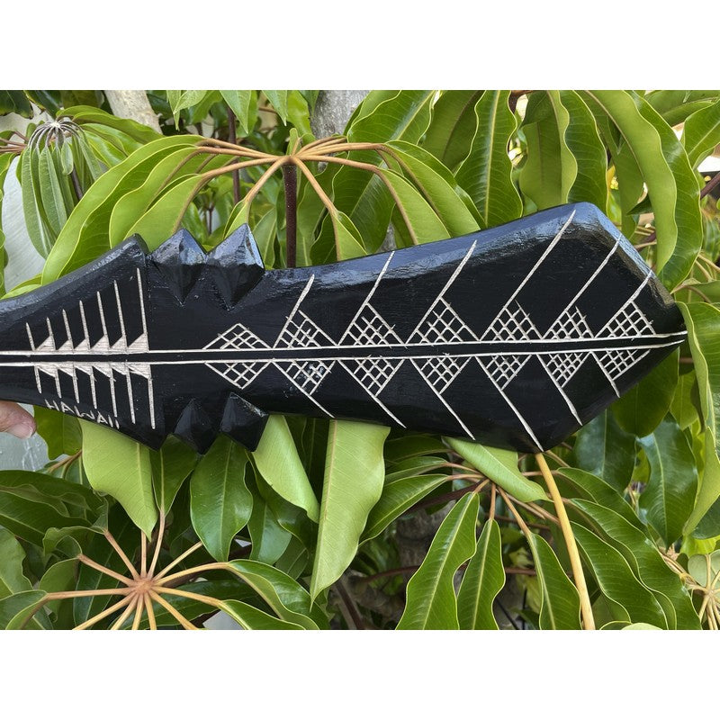 Hawaiian Spear Club Black | Polynesian Replica