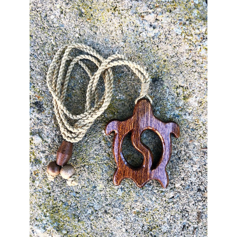 Koa Wood Honu Pendant