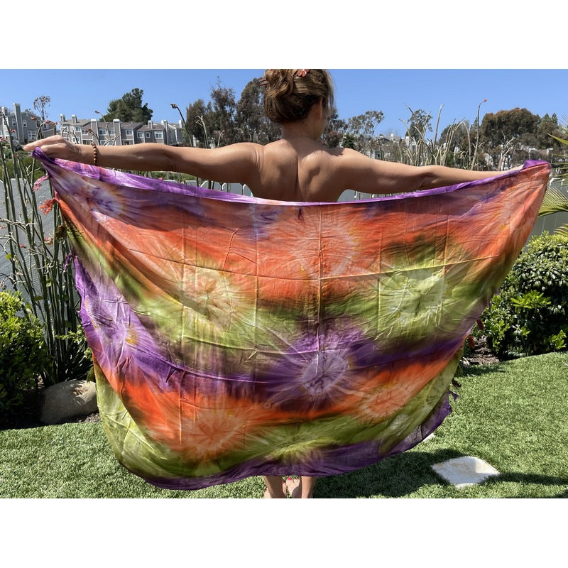 Purple, Green, Orange Rust | Pareo