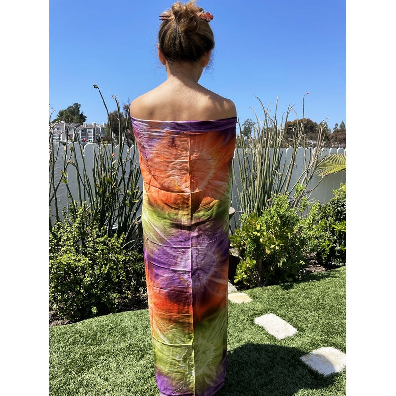 Purple, Green, Orange Rust | Pareo