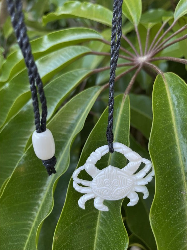 Crab Bone Necklace | Tropical Jewelry