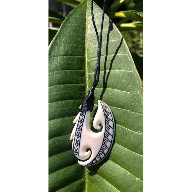 Hawaiian Fish Hook Necklaces | Maori Bone Carving Necklace | Fish Hook  Maori Necklaces - Necklace - Aliexpress