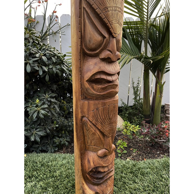 Life and Peace Tiki Totem | Hawaiian Décor 32"