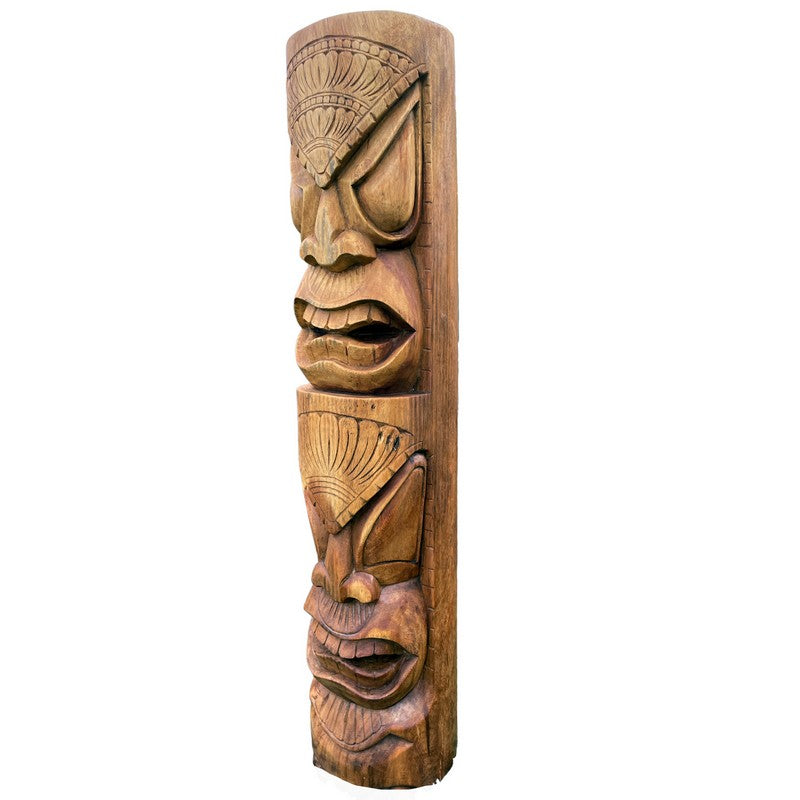 Life and Peace Tiki Totem | Hawaiian Décor 32"