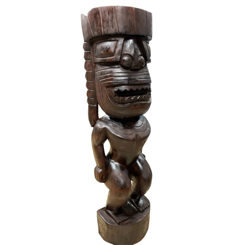 Kanaloa Tiki | Hawaii Museum Replica 40" (Stained)