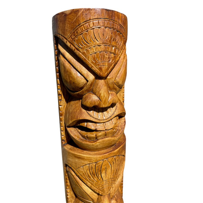 Life and Peace Tiki Totem | Hawaiian Décor 20"