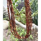 7 Strand Koa Rice Bead Necklace