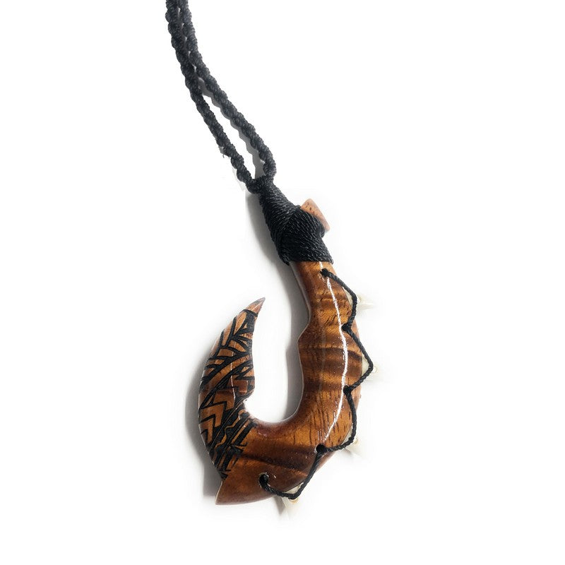 Hawaiian Koa Makau with Engraving