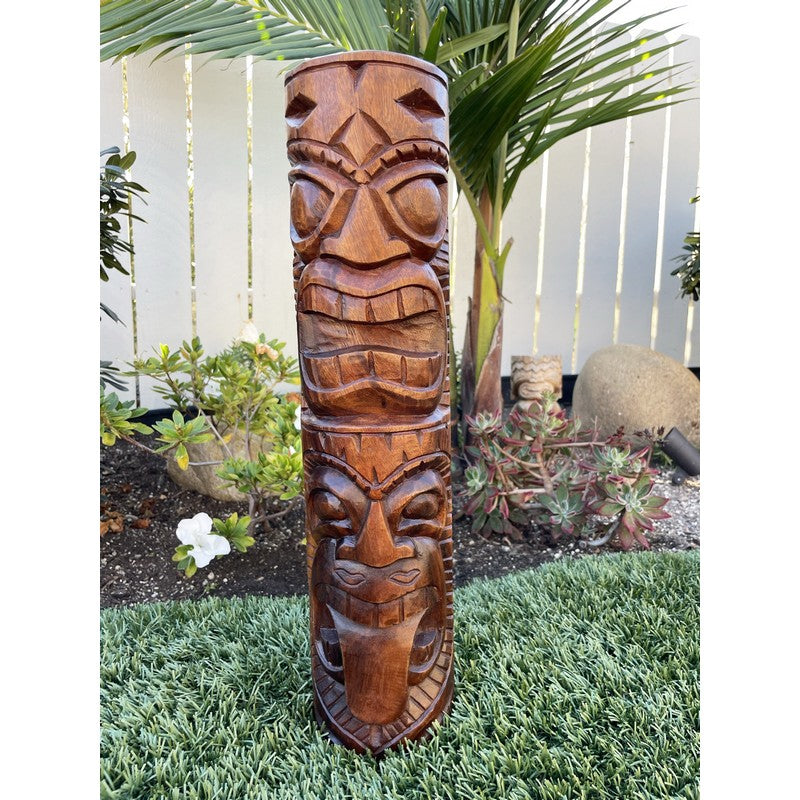 Warrior and Strength Tiki Totem