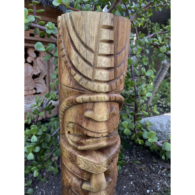 Love and Ocean Tiki Totem | Hawaiian Décor 12"